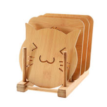 mantel de bambú de alta calidad de la tabla de cocina del aislamiento térmico para la venta